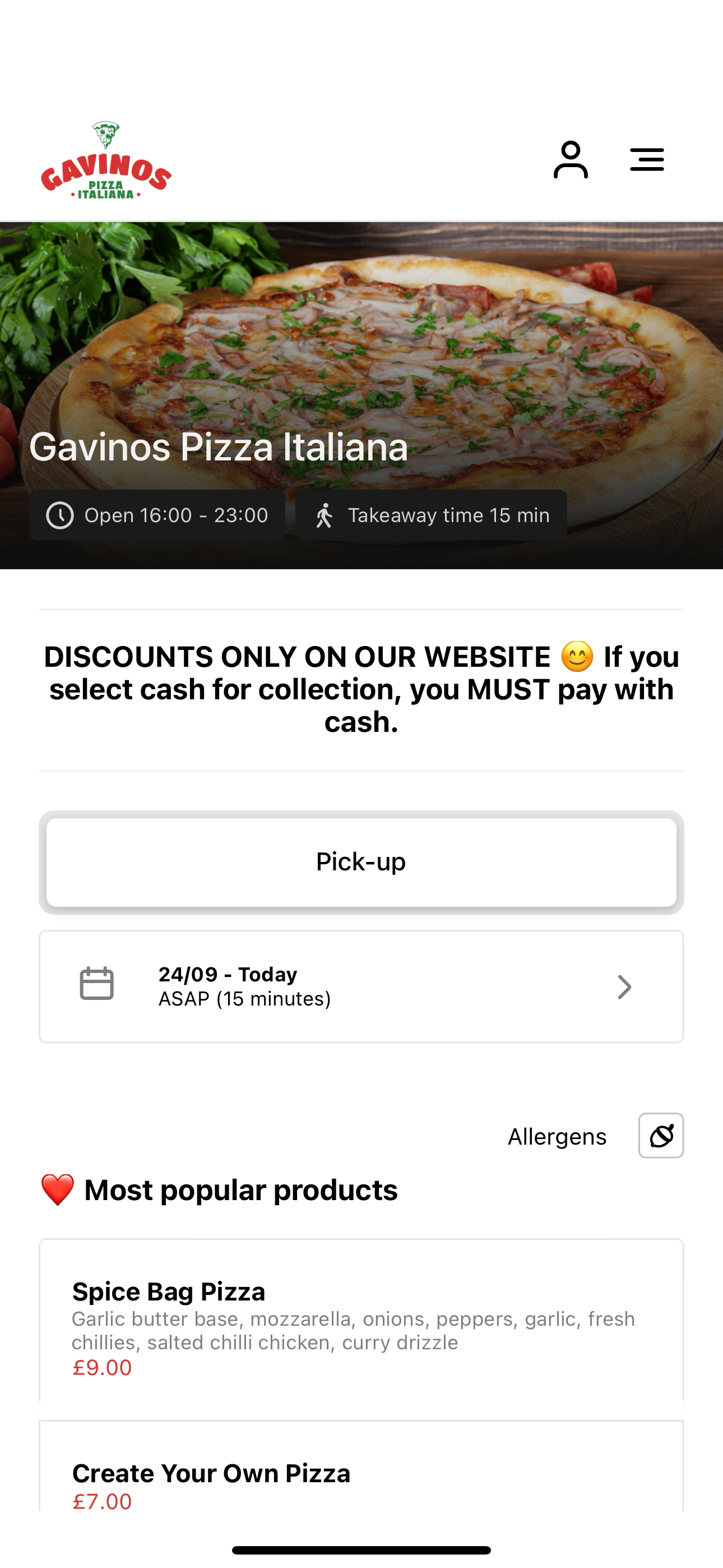 Gavinos Pizza Omagh screenshot 3