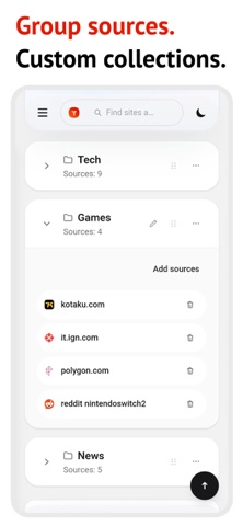 Tessera News - RSS Reader Screenshot 5 of 7