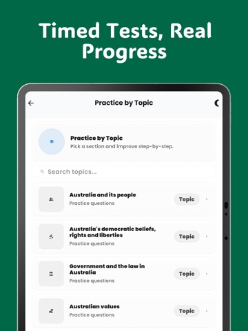 Citizenship Test Australia iPad screenshot