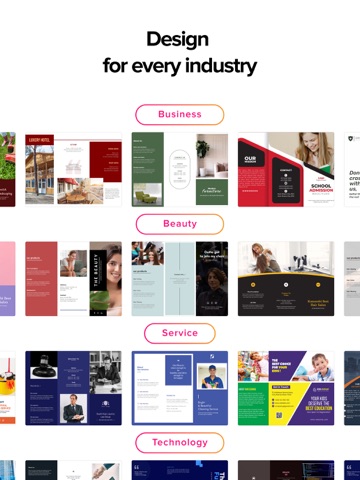Brochure Pamphlet Maker iPad screenshot