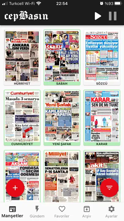 CepBasın iPhone Ekran Görüntüsü 1