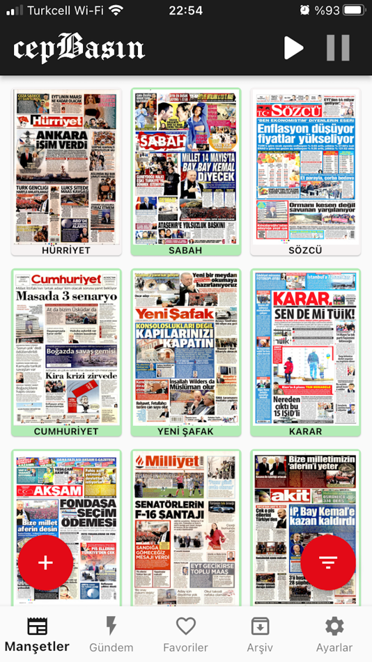 #1. CepBasın (iOS) بواسطة: yasin kaya