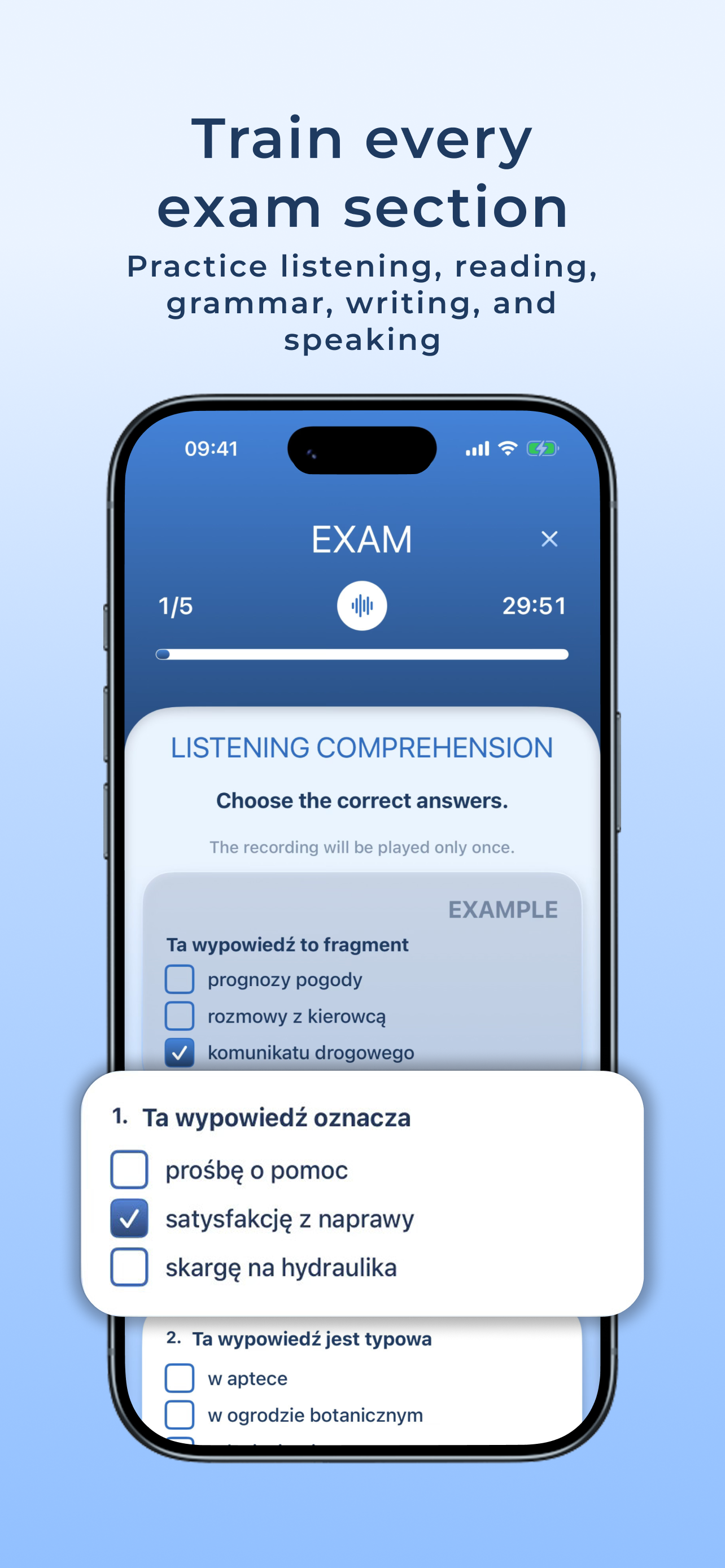 Polish B1 Exam Prep