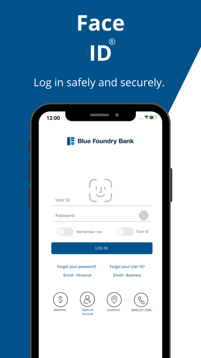 Blue Foundry Bank Screenshot