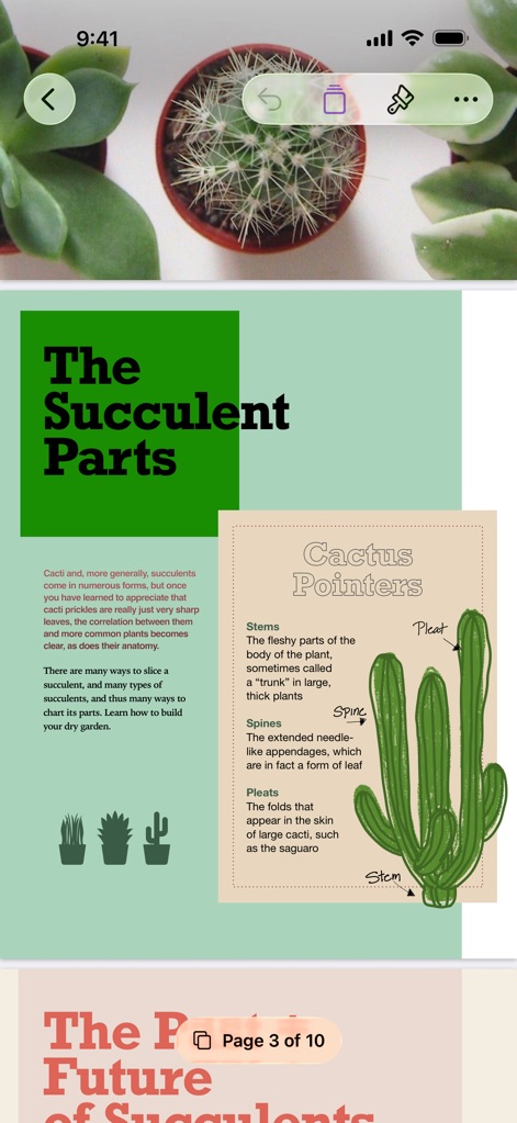 Pages: Create Documents - Diseño atractivo