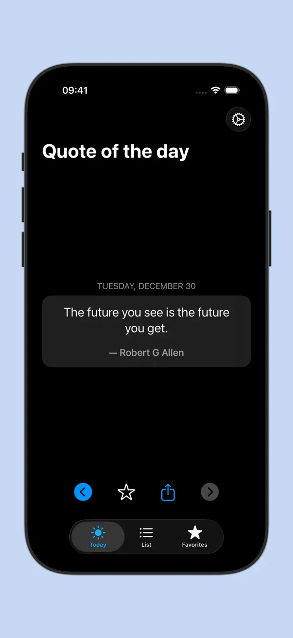Screenshot #1 pour Citation du jour