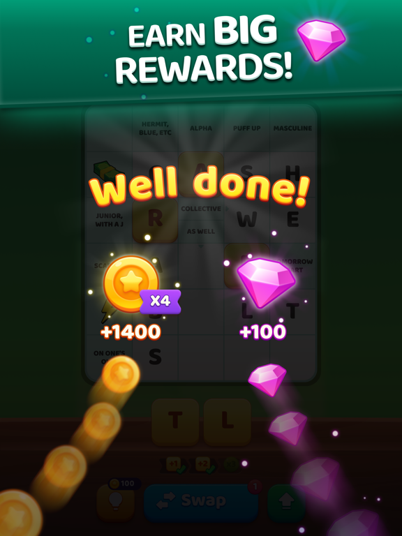 Crozzle - Crossword Puzzles iPad screenshot 4 - Games app