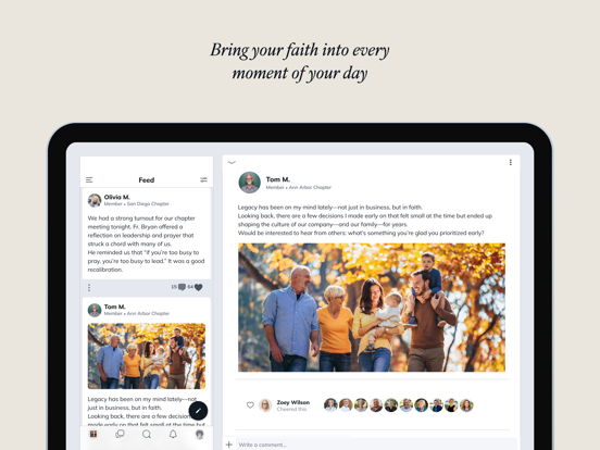 Legatus Connect iPad screenshot 5 - Social Networking app