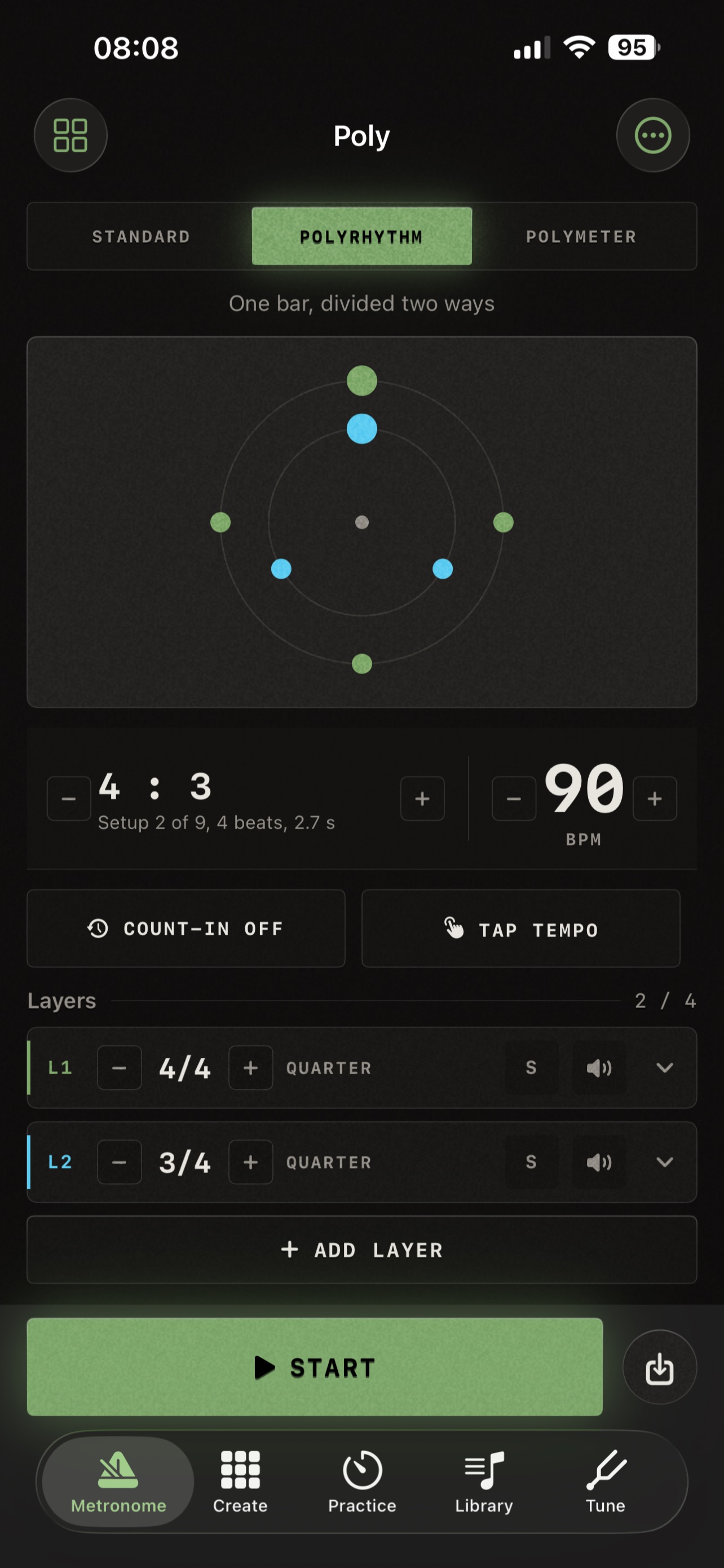 Screenshot 2 of Drumloom: Drum Practice
