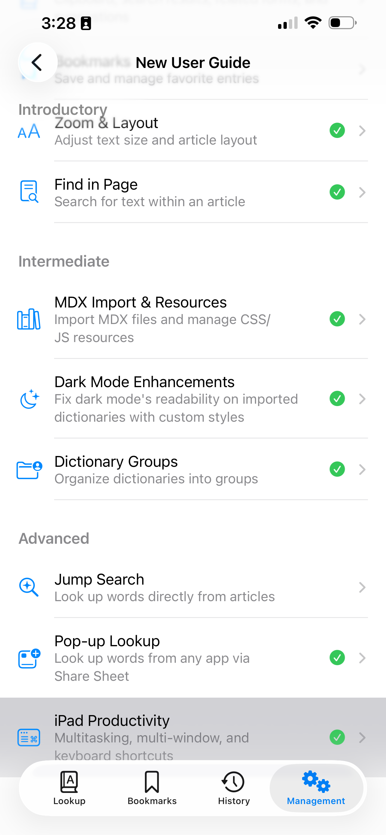 OpenMDict screenshot 9