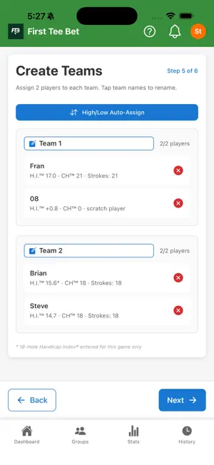 First Tee Bet screenshot 4