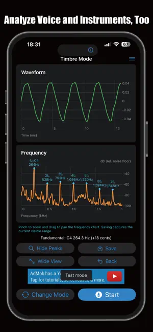 Sound Scope Analyzer screenshot 2