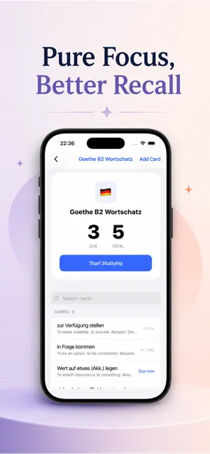 Flashy Study Cards screenshot 2