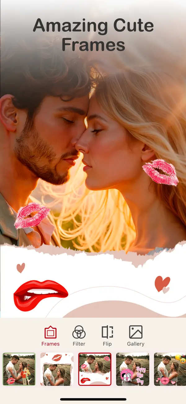 Screenshot #3 pour Valentine's Greeting & Frames