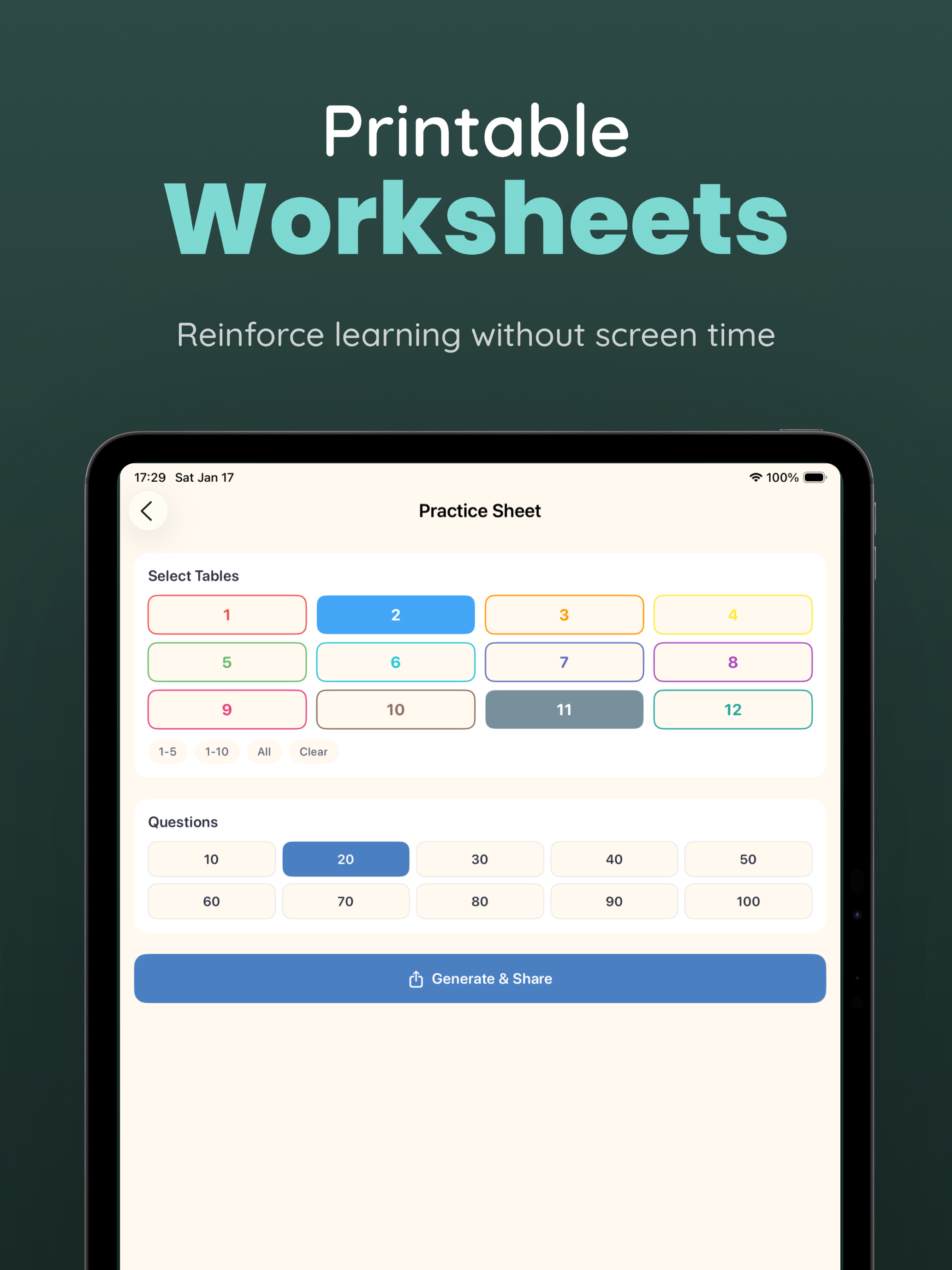 Sparkle: Learn Multiplication screenshot 9