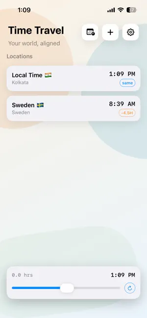 Timezone Planner screenshot 1