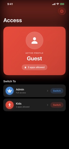 Access: Profile Switch Screenshot 10 of 10