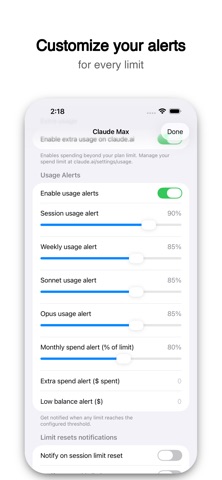 AI Usage Meter Screenshot 7 of 7
