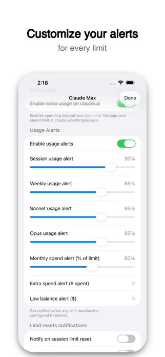 AI Usage Meter Screenshot 7 of 7