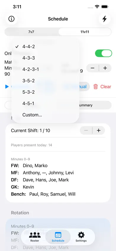 GamePlan Soccer Lineups AI screenshot 4