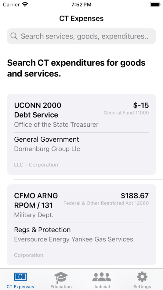 CT State Expenses - 2.1 - (iOS)