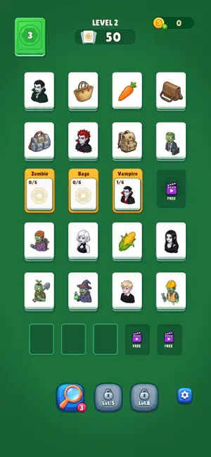 Solitaire Sort Word Puzzle screenshot 2