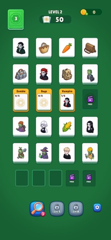 Solitaire Sort Word Puzzle iPhone screenshot