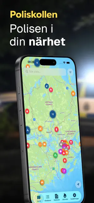 Poliskollen: Händelser idag iPhone screenshot 1