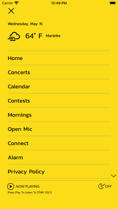 STAR 102.5 Screenshot