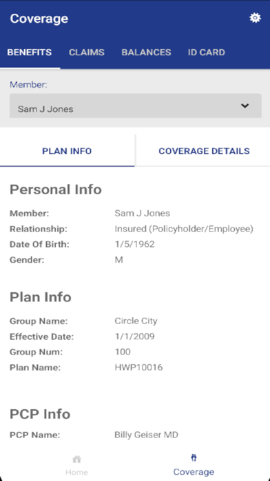 Automated Benefit Services Screenshot
