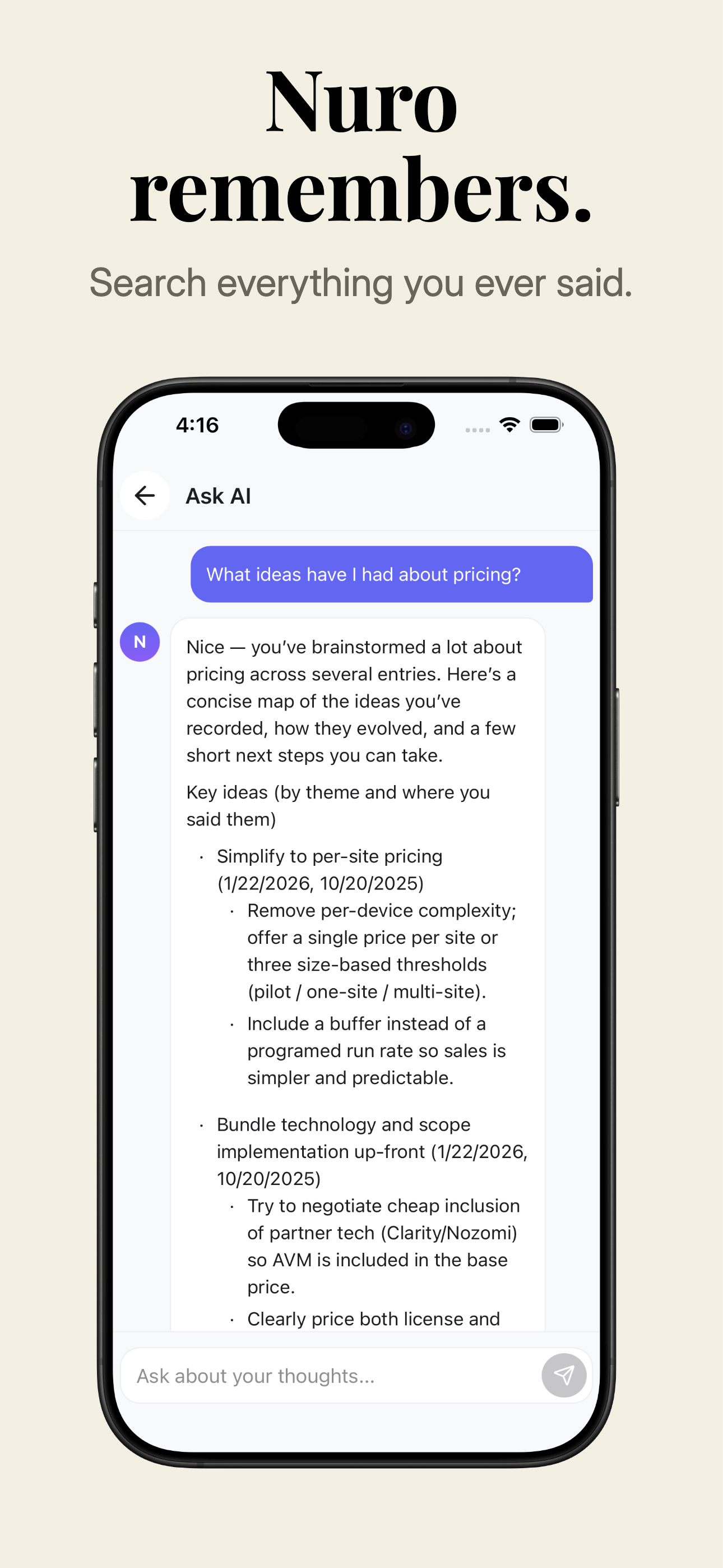 Nuro: Voice Journal screenshot 5