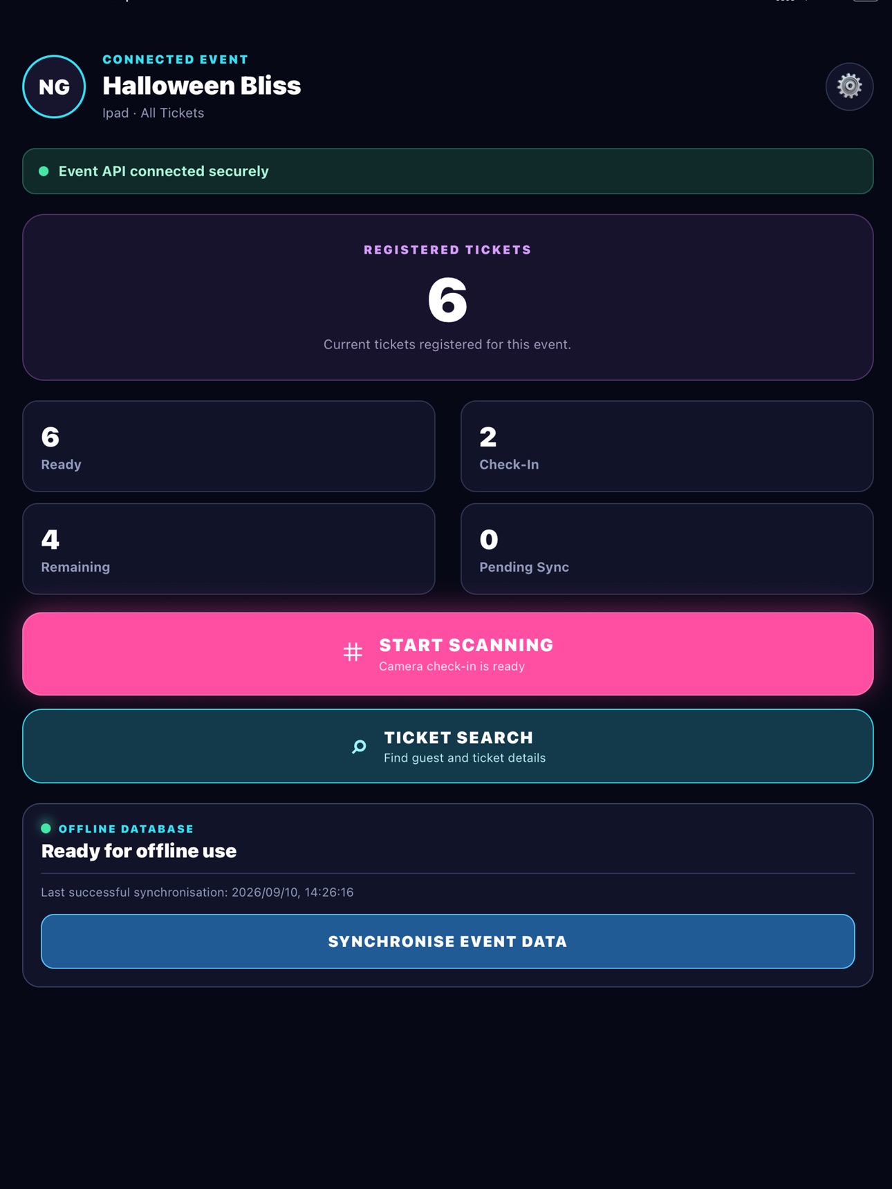 Screenshot 6 of NG Check-in