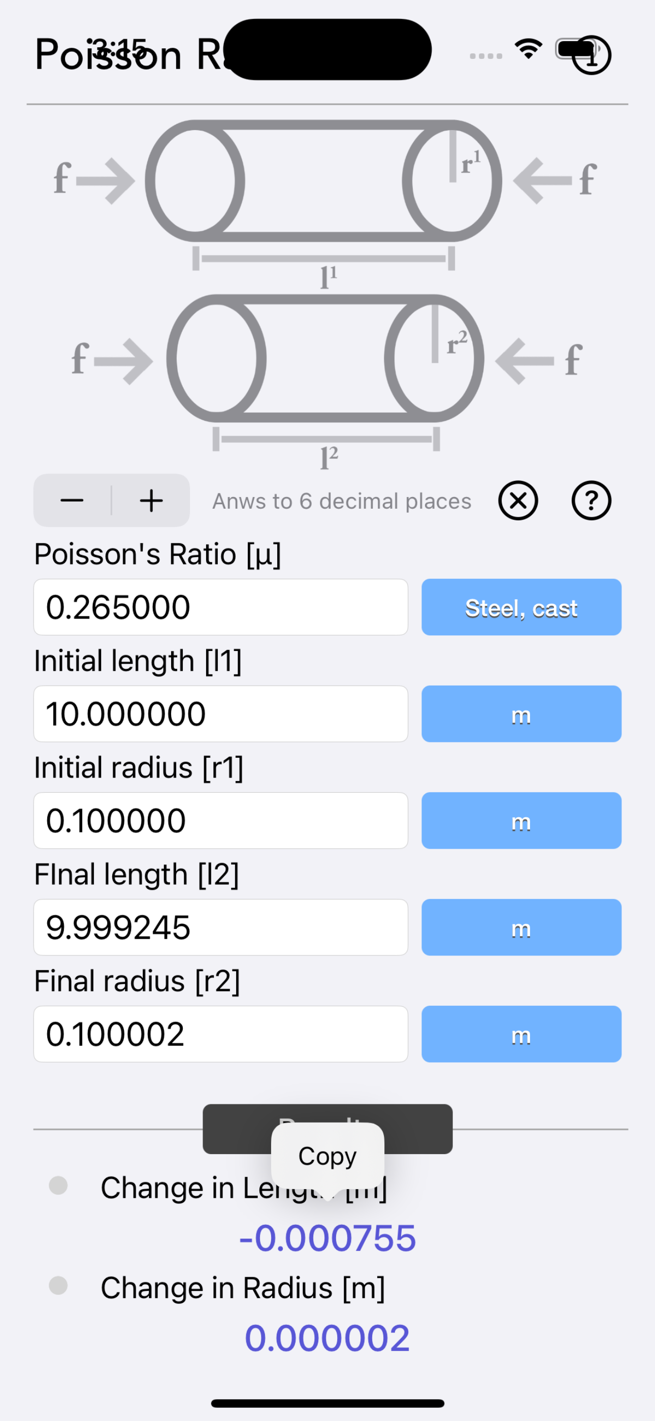 Poisson Ratio Calculator