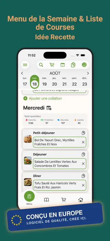 Menu de la Semaine screenshot 1 of 7