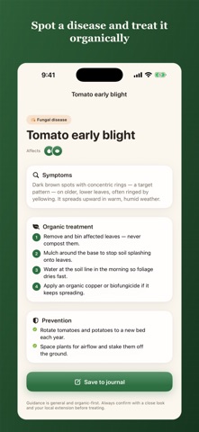 Dibble: Planting Calendar iPhone screenshot