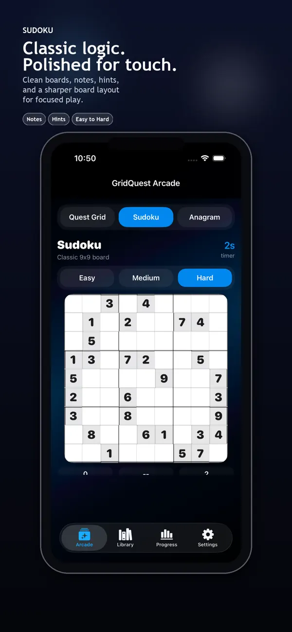 Screenshot #3 pour GridQuest Arcade