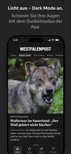 Screenshot von WP News auf dem iPhone 5