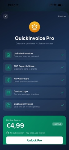 Facturo - Invoice & Estimate screenshot