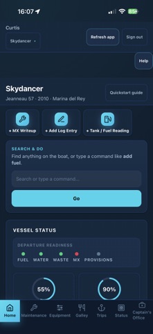 Skydancer Marine: Boat Manager Screenshot 3 of 5