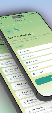 Grounded Mind App screenshot