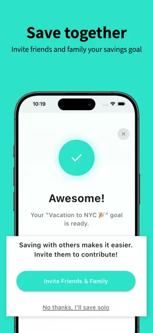 Savings tracker with reminder screenshot 4