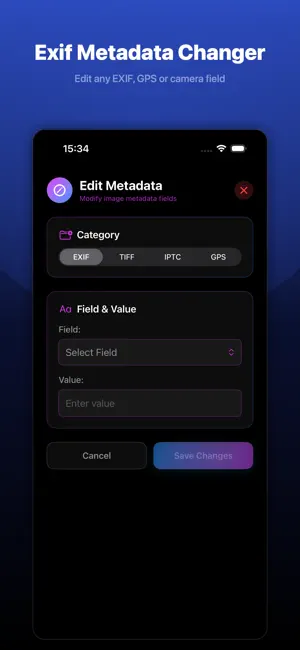 Exif Metadata Changer & Remove screenshot 3
