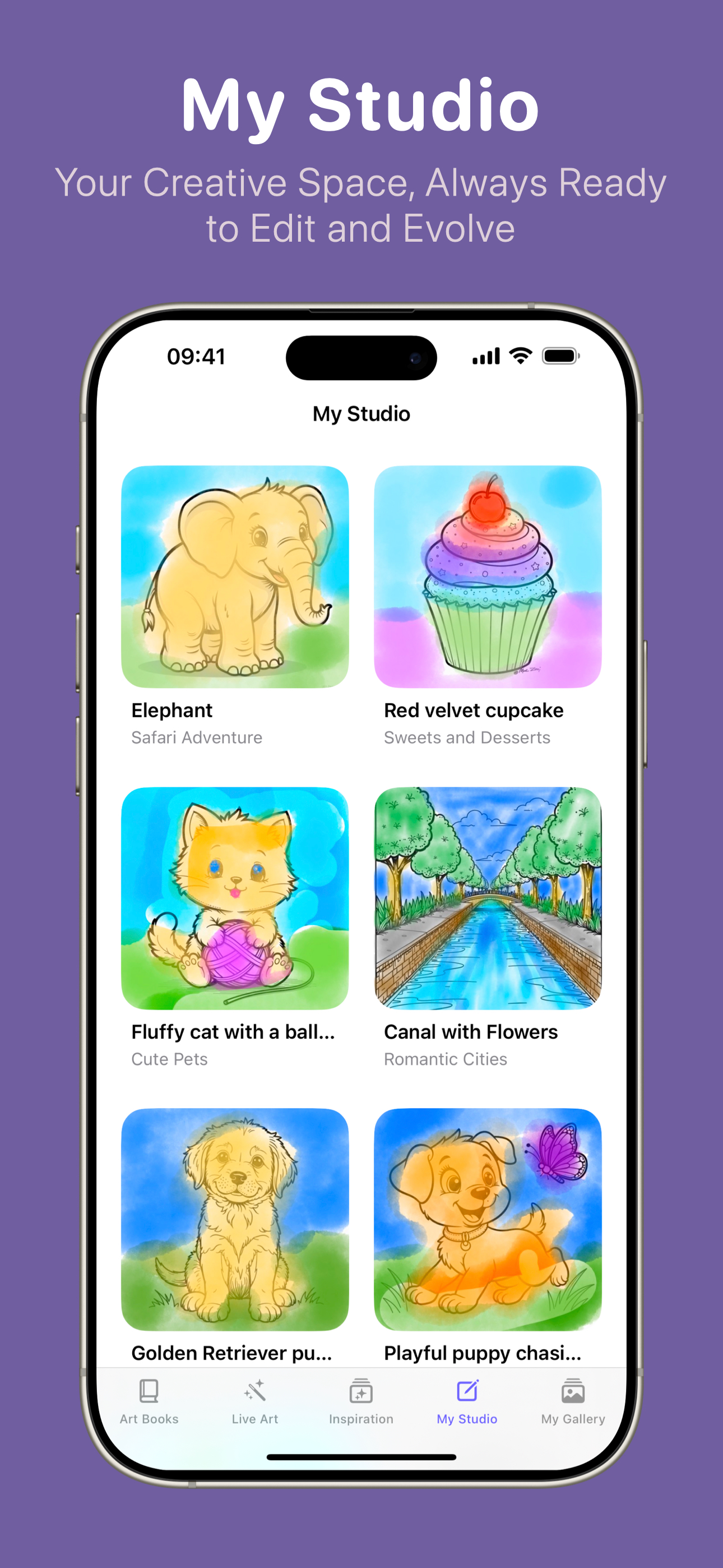 Kala: AI Art Coloring Book screenshot 3