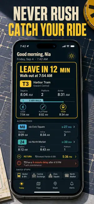 Bus & Train: When to Leave screenshot 1
