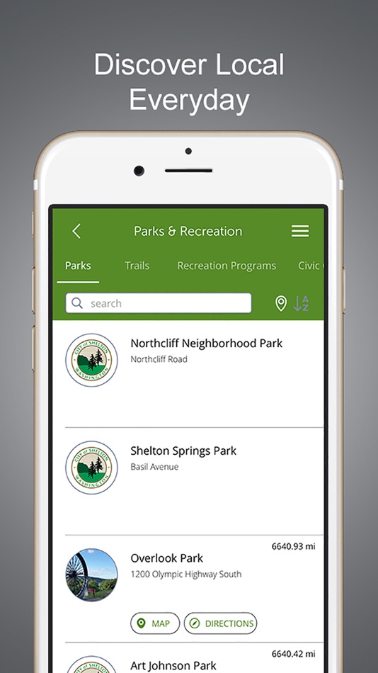 #2. Shelton, WA (iOS) By: City of Shelton, WA