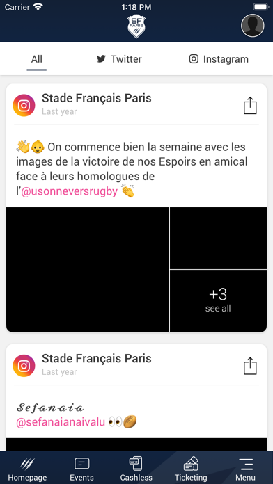 Screenshot #3 pour Stade Français Paris