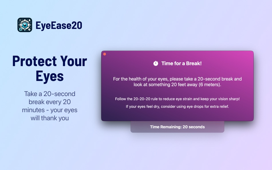 #1. EyeEase20 (macOS) 来自: Ori Roniger