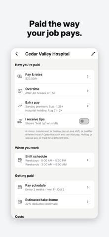 Jibat: Work, Time & Pay screenshot 4