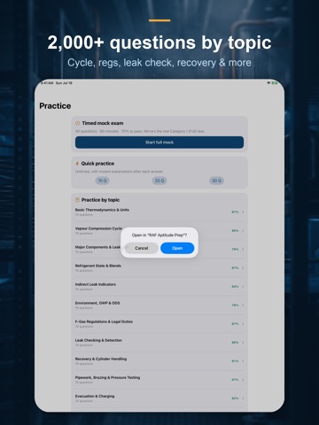 F-Gas Prep (C&G 2079) iPad screenshot