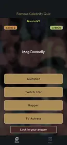 Famous Celebrity Quiz screenshot #2 for iPhone